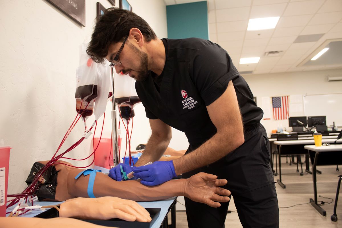 medical assistant in training