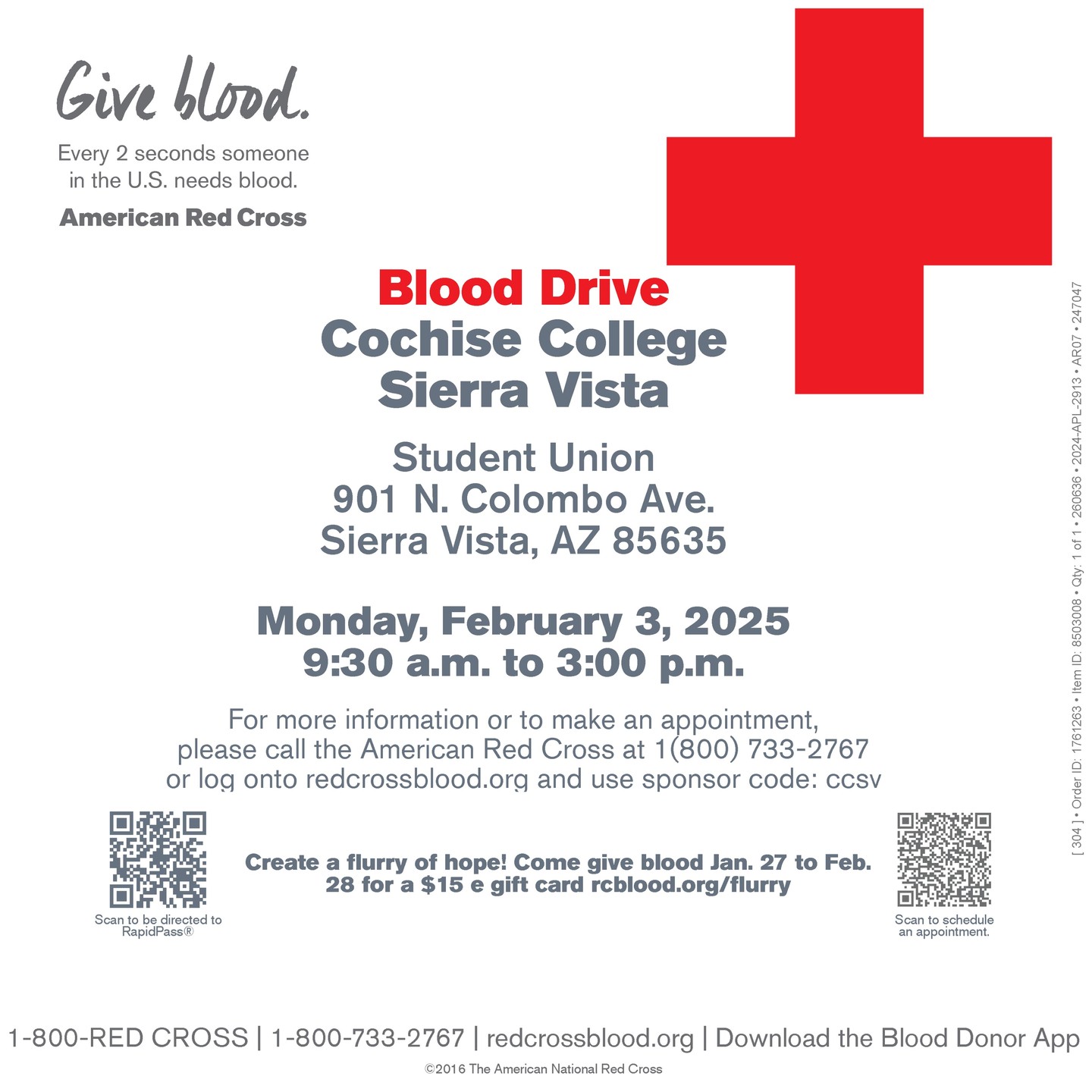 Blood Drive Flyer 