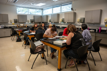 Students in Science Lab