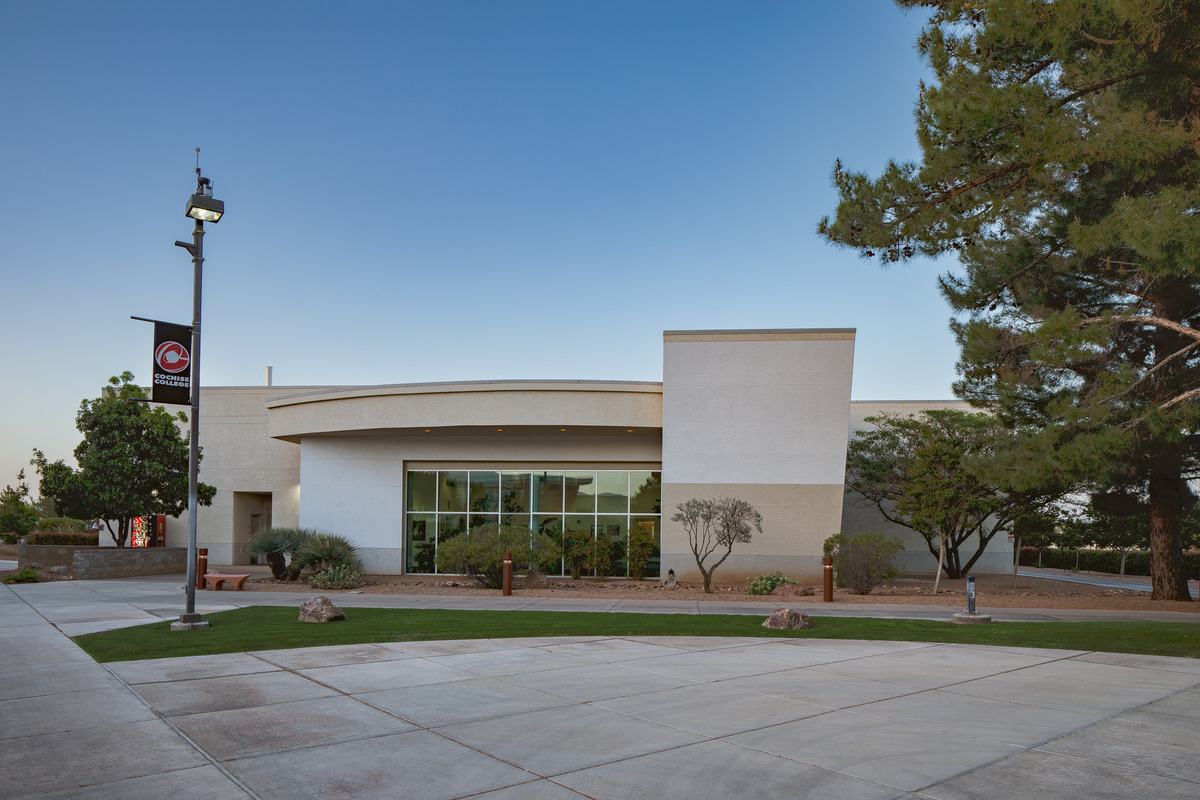 Outside the Science Building on the Sierra Vista Campus