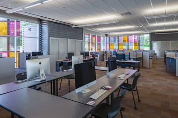 Inside the Learning Commons on the Sierra Vista Campus